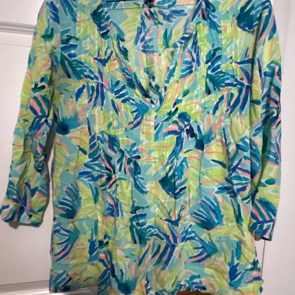 Lilly Pulitzer Multicolor Tropical Tunic